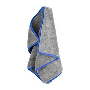 Microfibre Cloth Fleece Dry Towel Grey 500mm X 700mm 1000gsm
